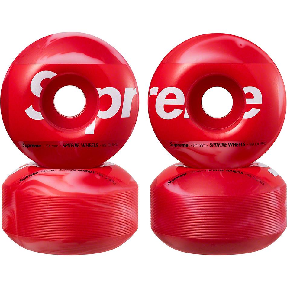 Accesorios Supreme Spitfire® Shop Wheels (Set of 4) Skateboard Rojas | CO417GL