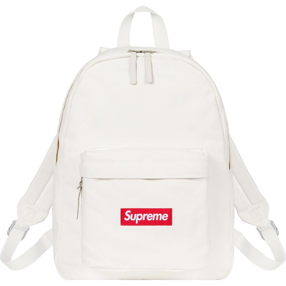 Bolsas Supreme Lona Backpack Blancas | CO426BC