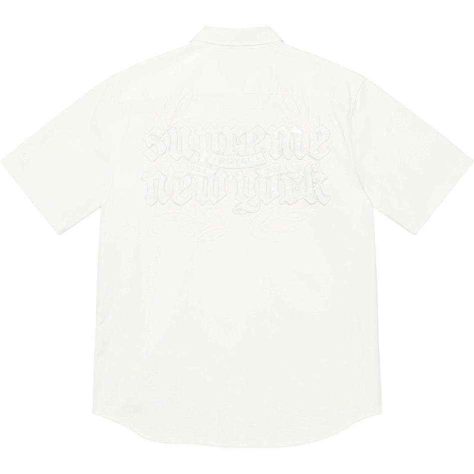 Camisas Supreme Croc Patch S/S Trabajo Blancas | CO205AP