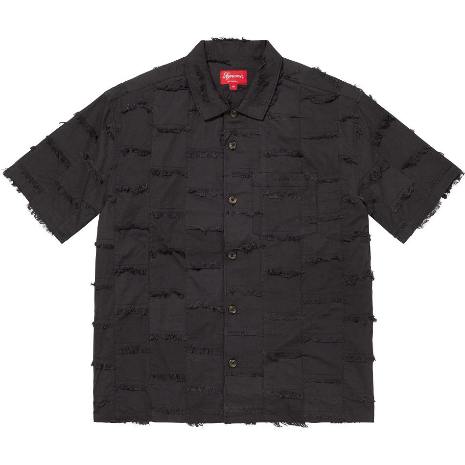 Camisas Supreme Patchwork S/S Negras | CO215XF