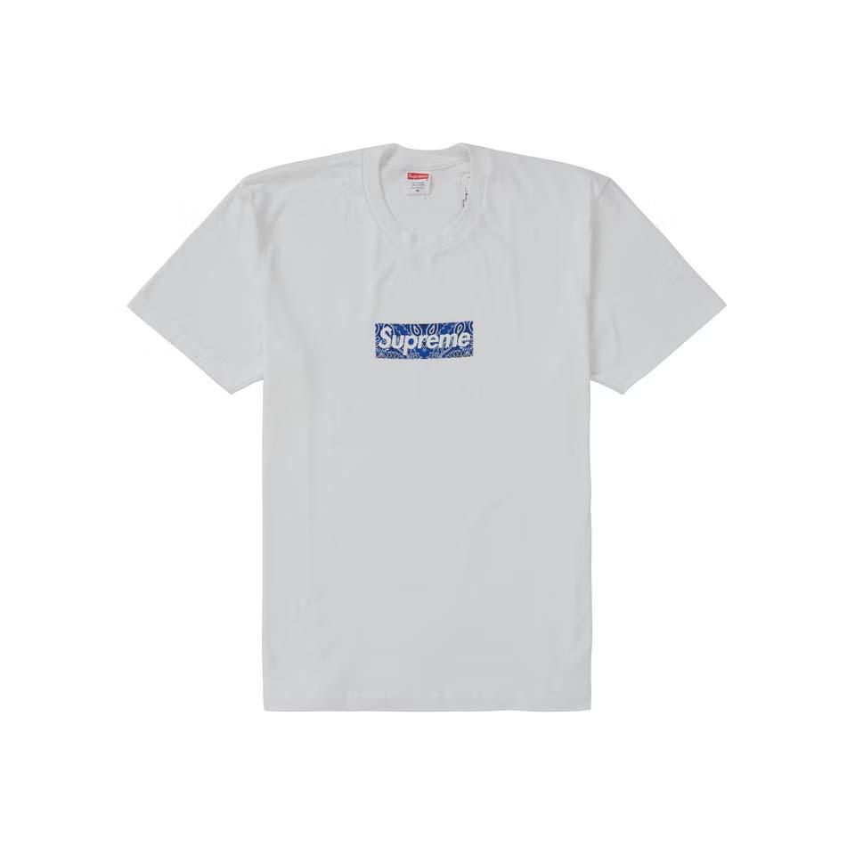 Camiseta Supreme Bandana Box Logo Blancas | CO388SO