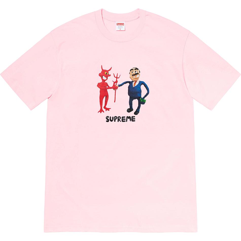 Camiseta Supreme Business Tee Rosas | CO375NB