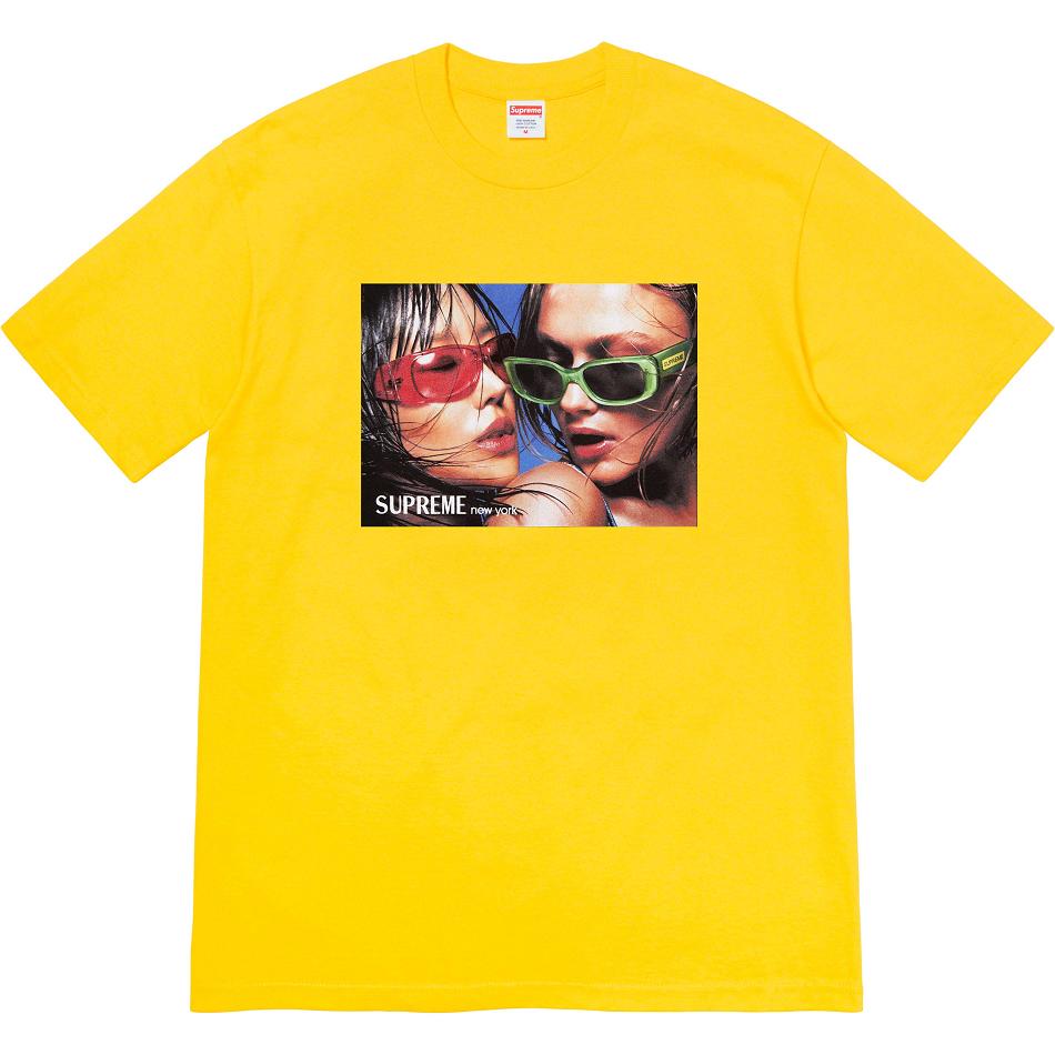 Camiseta Supreme Eyewear Tee Amarillo | CO367JJ