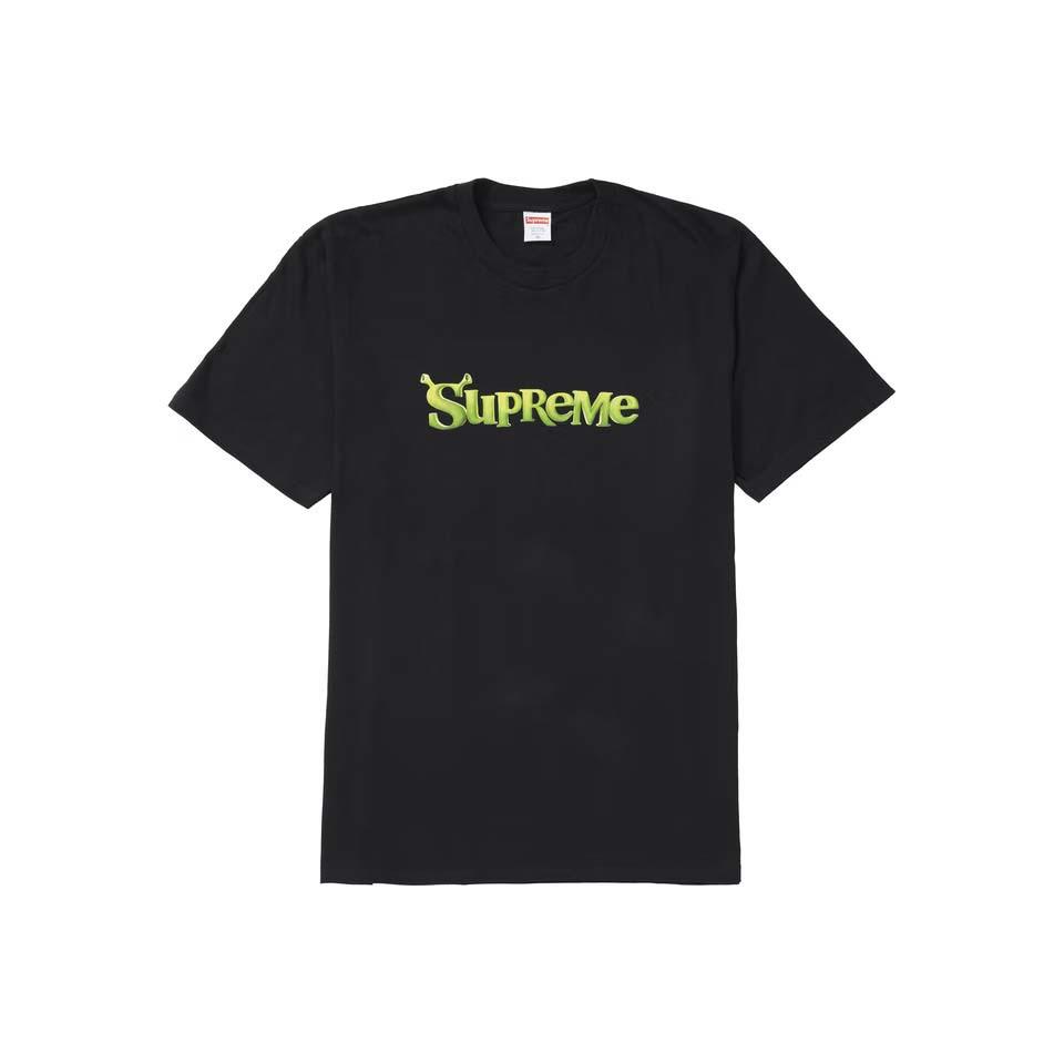 Camiseta Supreme Shrek Negras | CO395LH