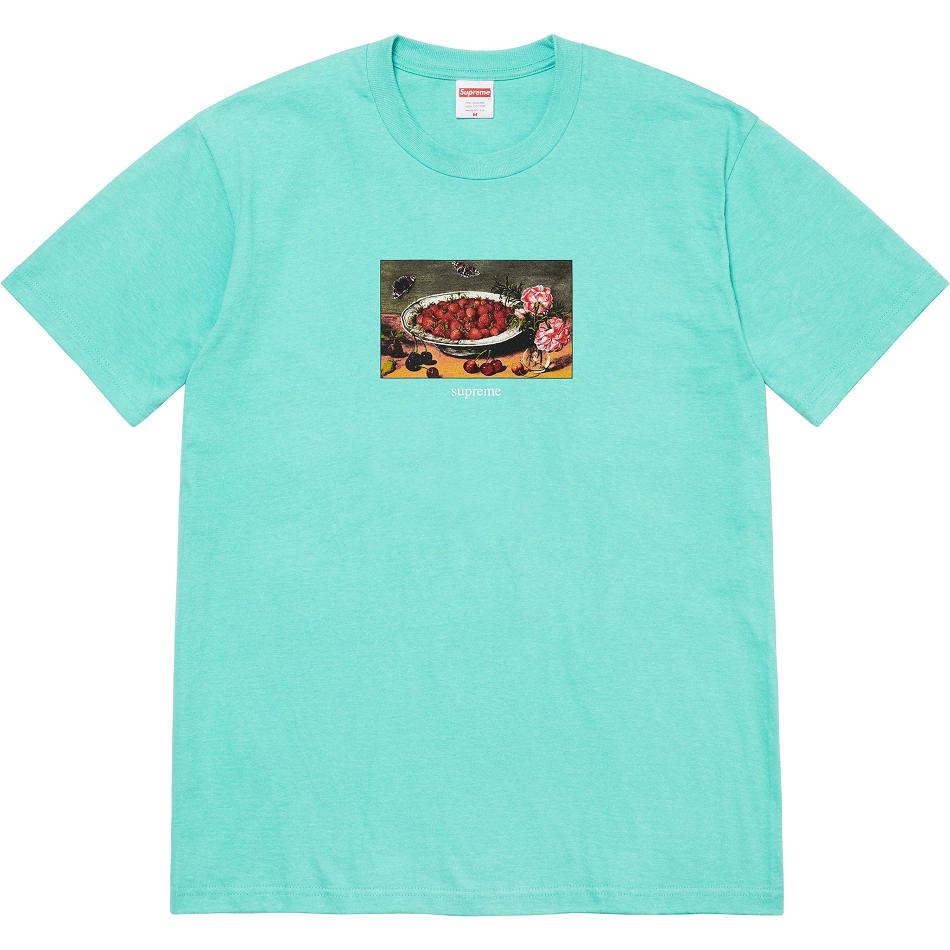 Camiseta Supreme Strawberries Tee Aqua | CO344ZG