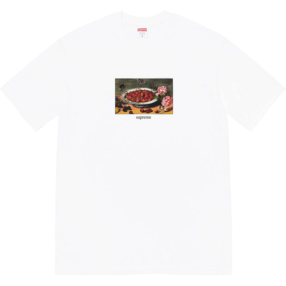 Camiseta Supreme Strawberries Tee Blancas | CO341JJ