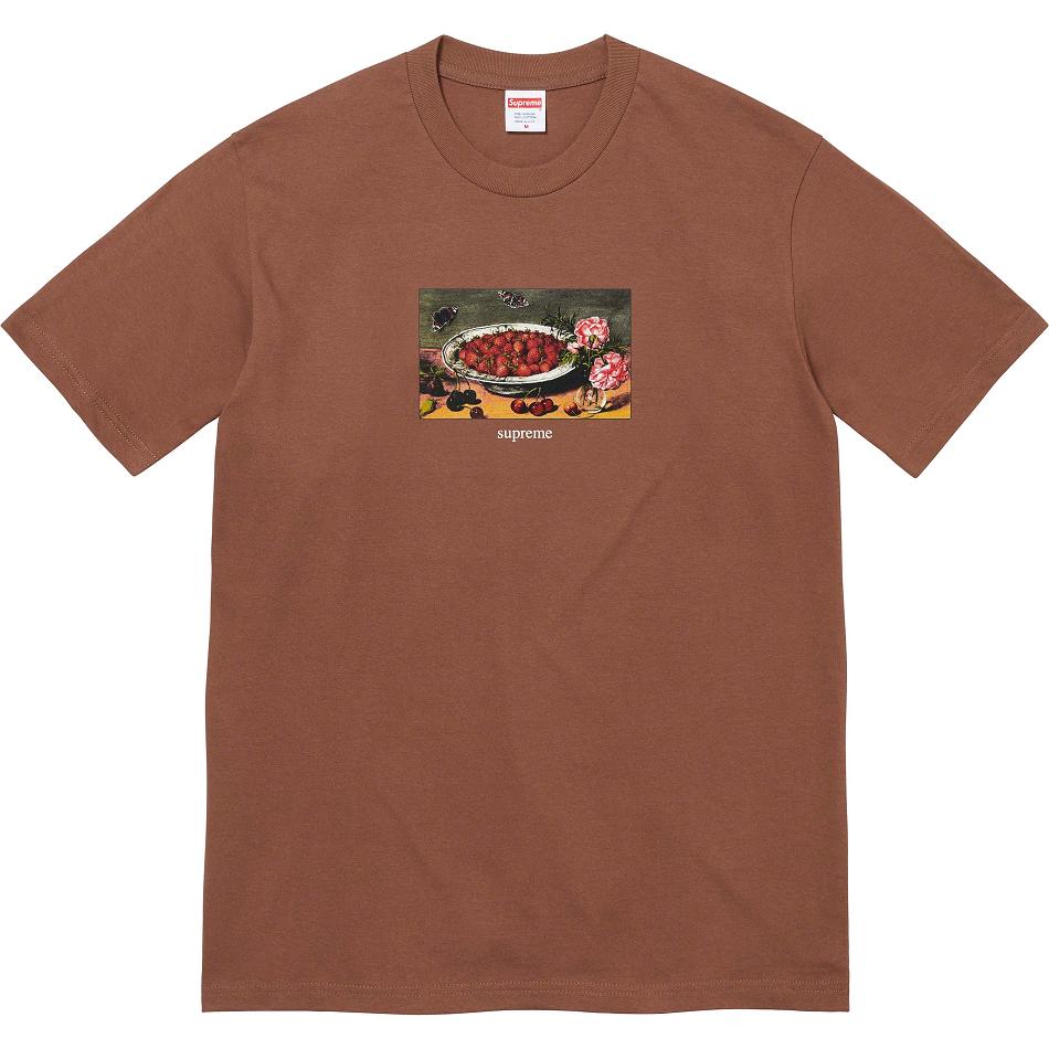 Camiseta Supreme Strawberries Tee Marrones | CO340HK