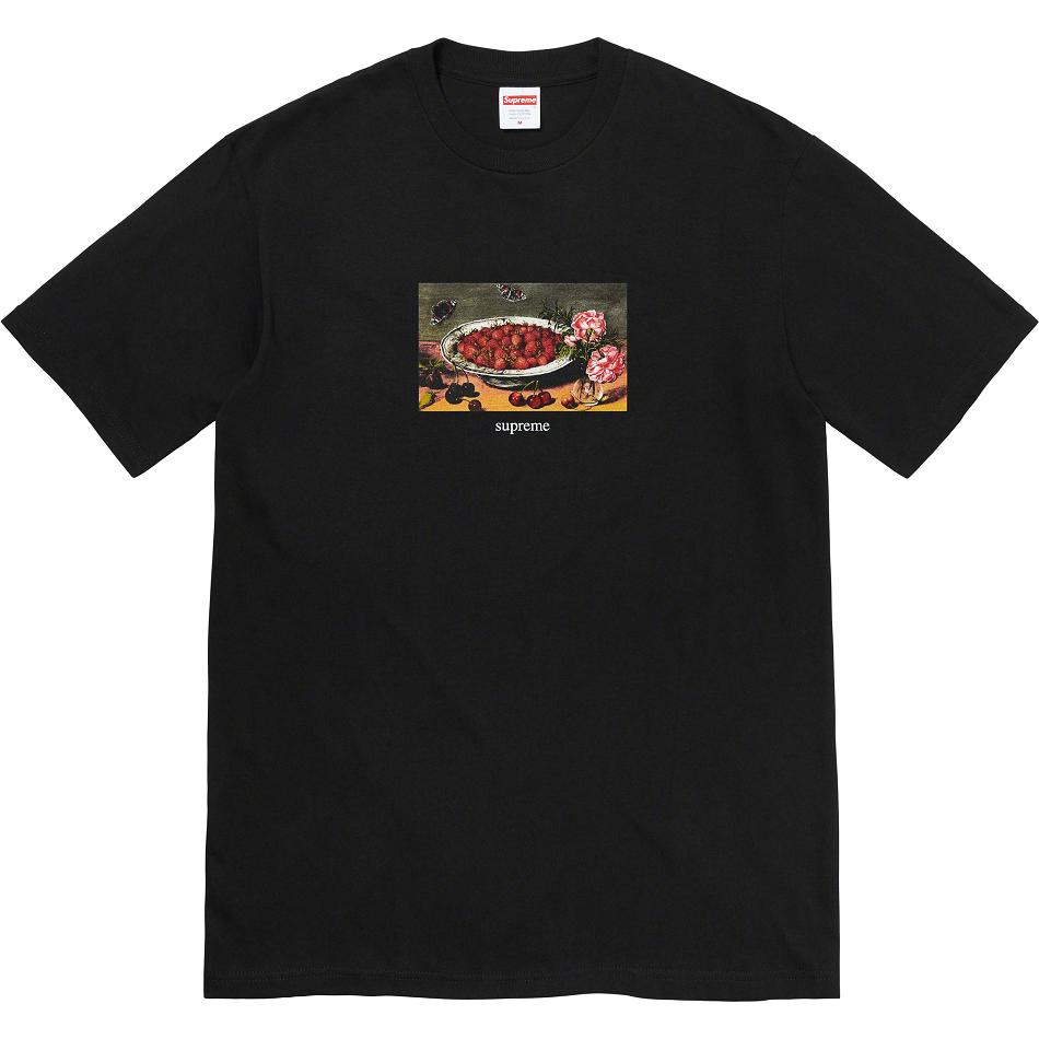 Camiseta Supreme Strawberries Tee Negras | CO343LH