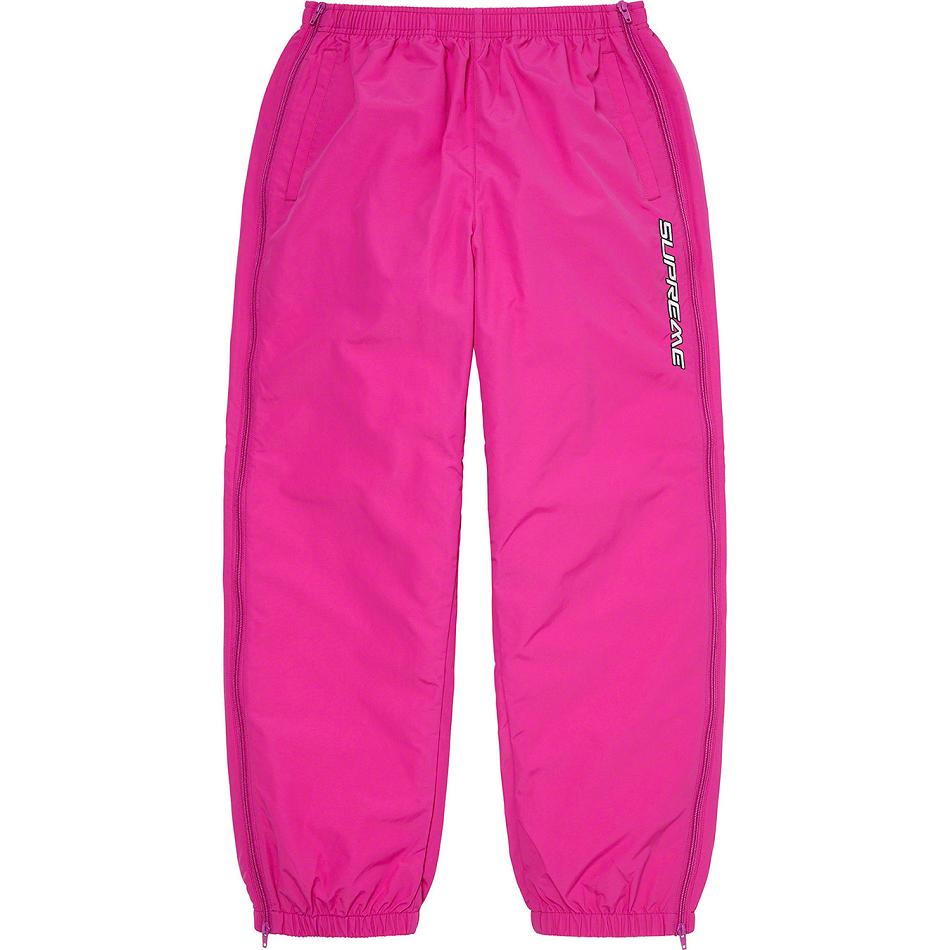 Pantalones Supreme Full Zip Baggy Warm Up Pant Rosas | CO160KI