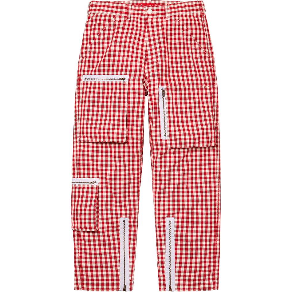 Pantalones Supreme Gingham Flight Pant Rojas | CO198RW