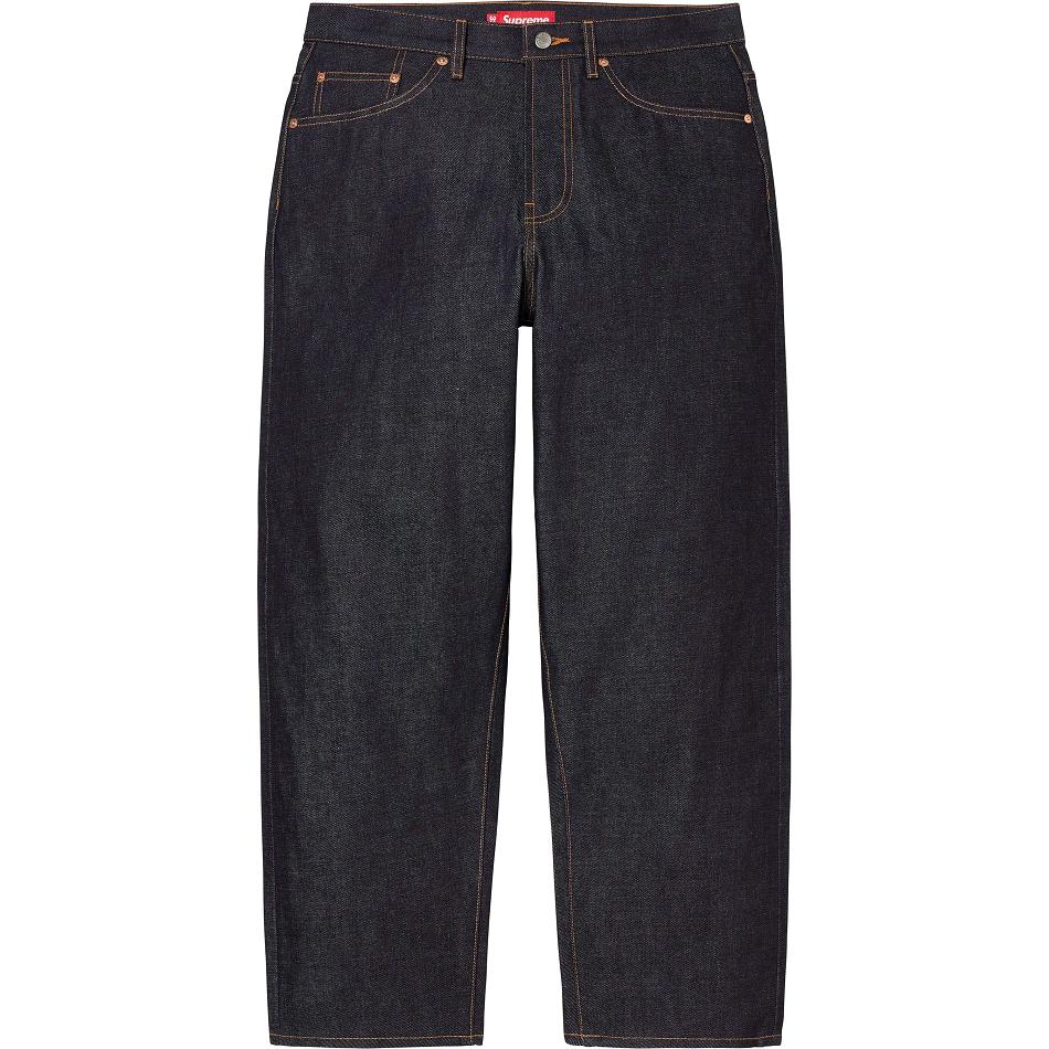 Pantalones Supreme Rigid Baggy Jean Negras | CO164CE