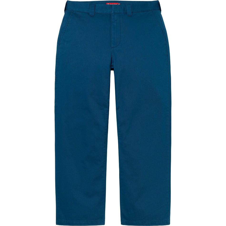 Pantalones Supreme Trabajo Pant Azul Marino | CO171EX