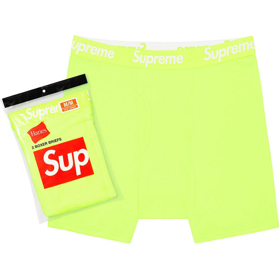 Ropa Interior Supreme Hanes® Boxer Briefs (2 Pack) Verde | CO491AP