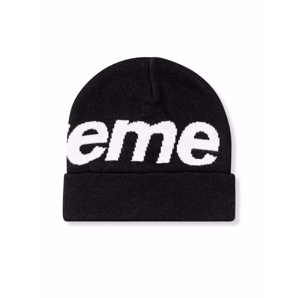 Sombreros Supreme Big Logo Beanie Negras | CO480MA