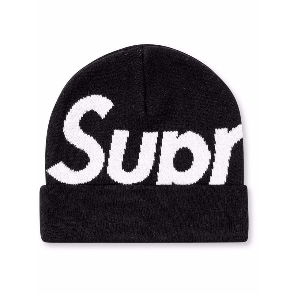 Sombreros Supreme Big Logo Beanie Negras | CO480MA