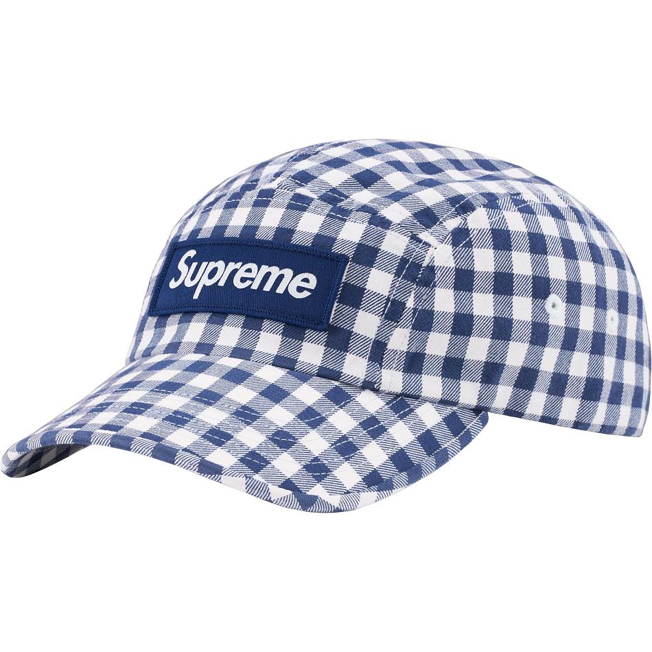 Sombreros Supreme Gingham Camp Cap Azules | CO476CE