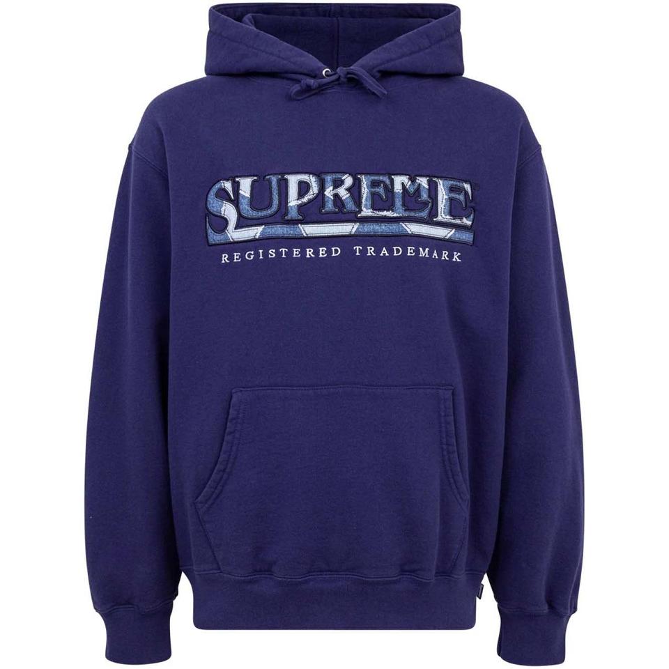 Sudadera Con Capucha Supreme Amazing Denim Logo Azules | CO100PQ