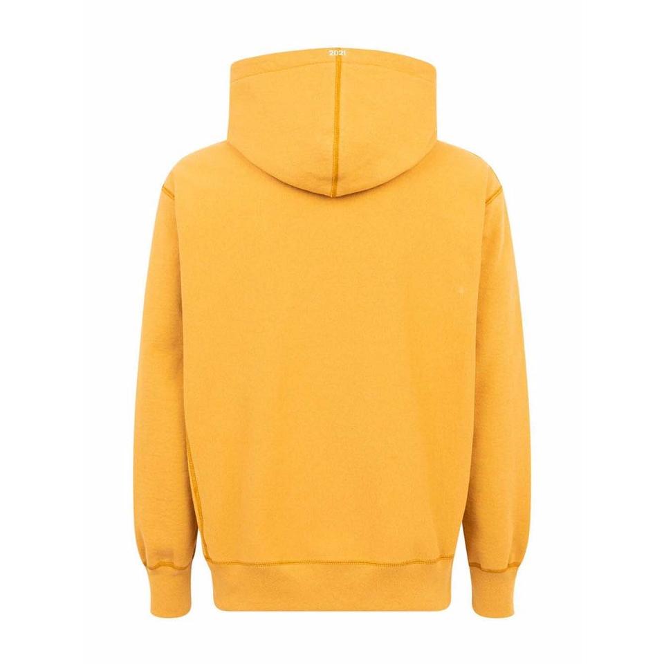 Sudadera Con Capucha Supreme Box Logo Amarillo | CO103DN