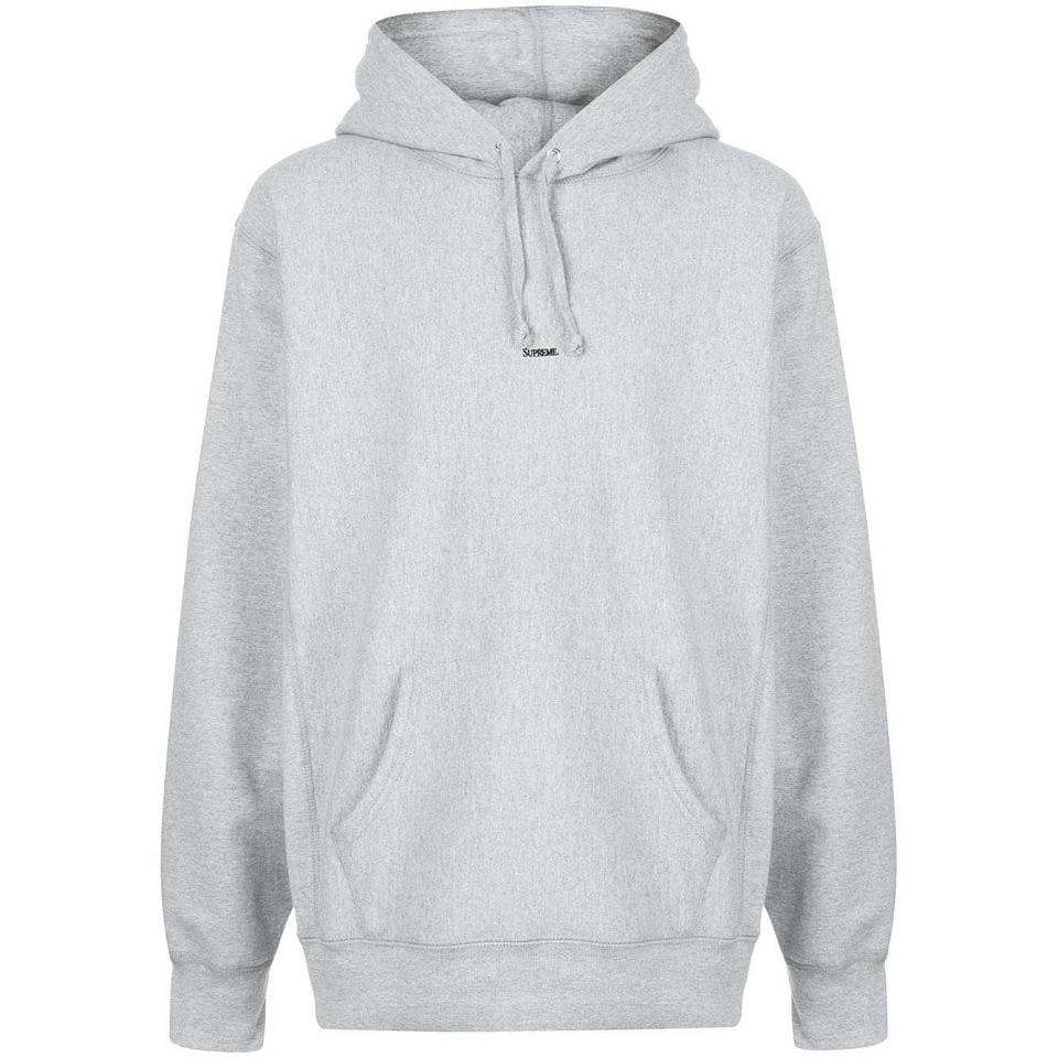 Sudadera Con Capucha Supreme Gray Micro Logo Gris | CO110ZG