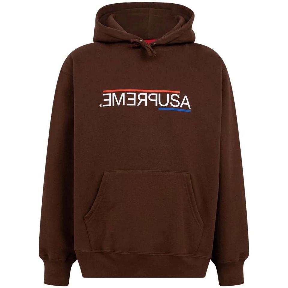 Sudadera Con Capucha Supreme USA Marrones | CO129DN