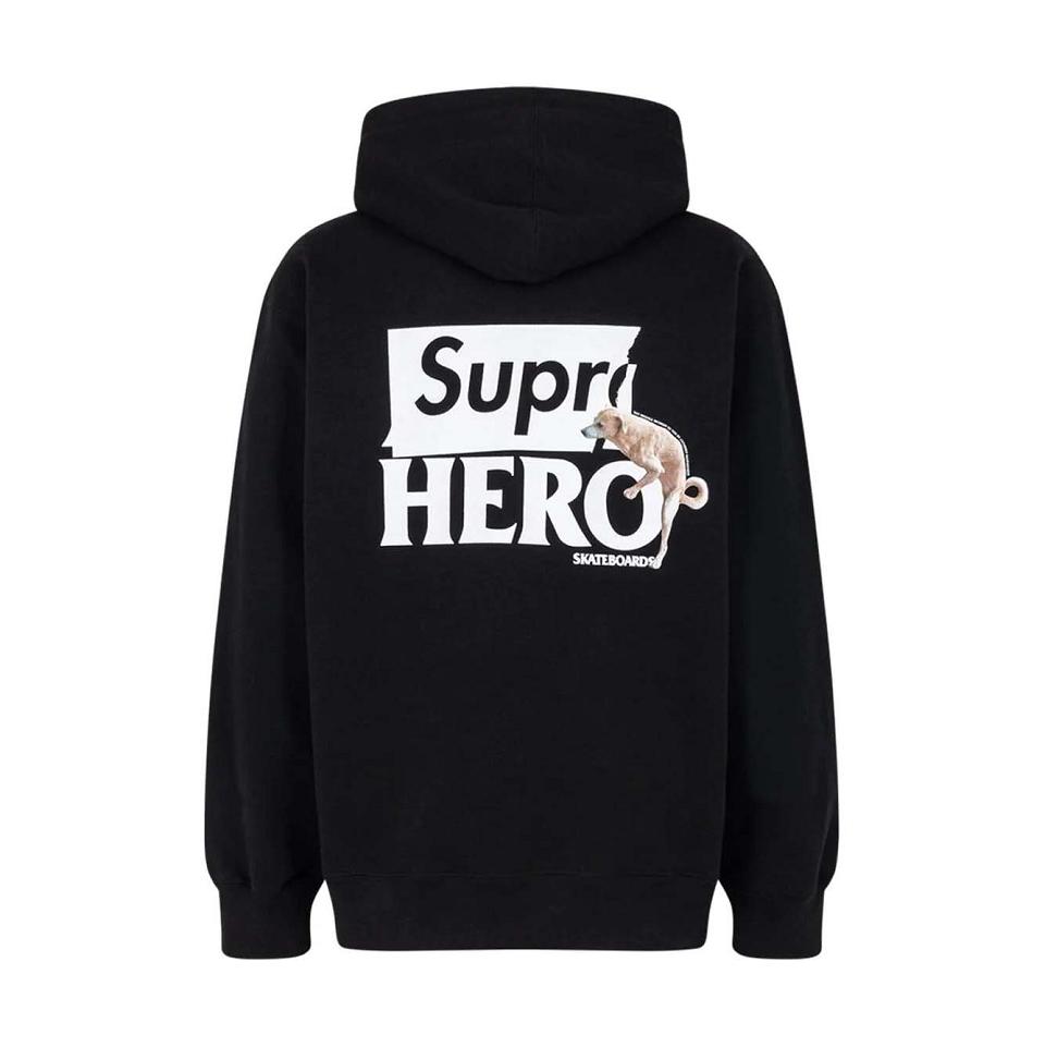 Sudadera Con Capucha Supreme X Antihero Negras | CO132HK