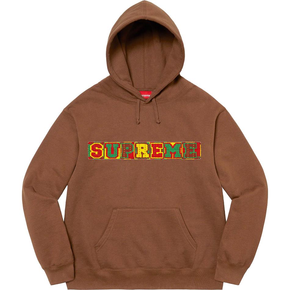 Sudaderas Supreme Beaded Encapuchado Marrones | CO318ZG