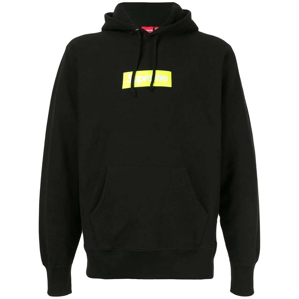 Sudaderas Supreme Box Logo Amarillo | CO320CE