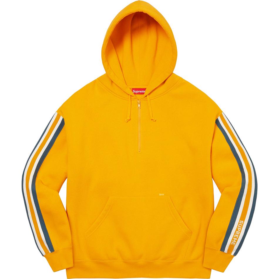 Sudaderas Supreme Half Zip Encapuchado Doradas | CO297NB