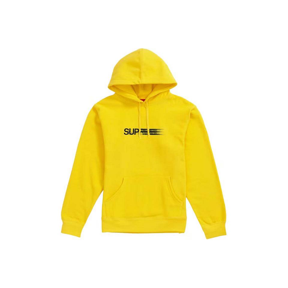 Sudaderas Supreme Motion Logo Encapuchado Amarillo | CO327EX