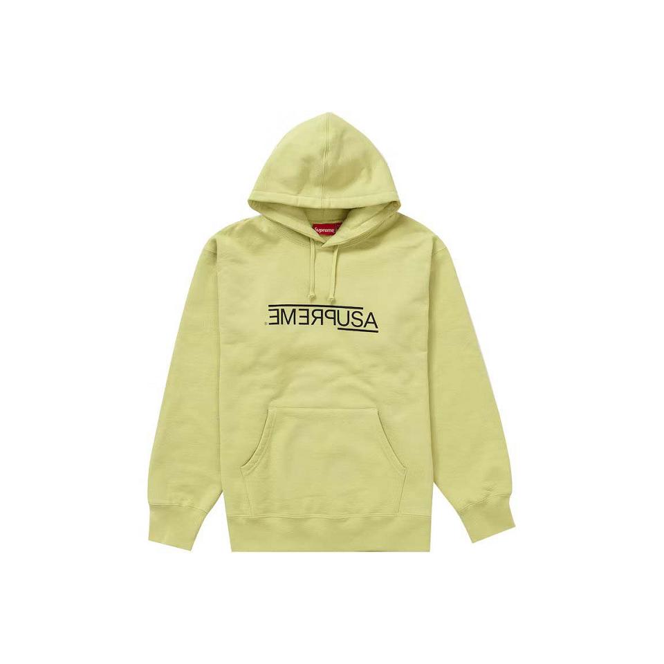 Sudaderas Supreme USA Encapuchado Amarillo | CO336SO