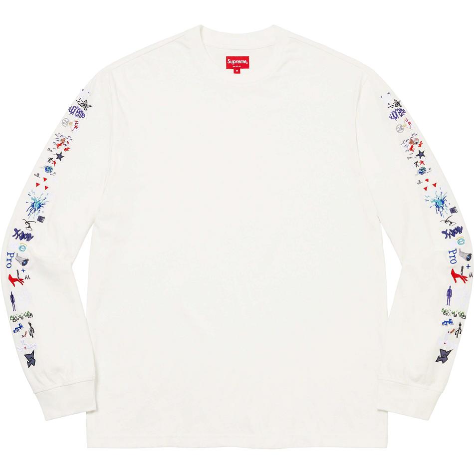 Suéteres Supreme AOI Icons L/S Top Blancas | CO276RW