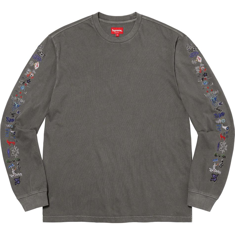 Suéteres Supreme AOI Icons L/S Top Negras | CO279UT