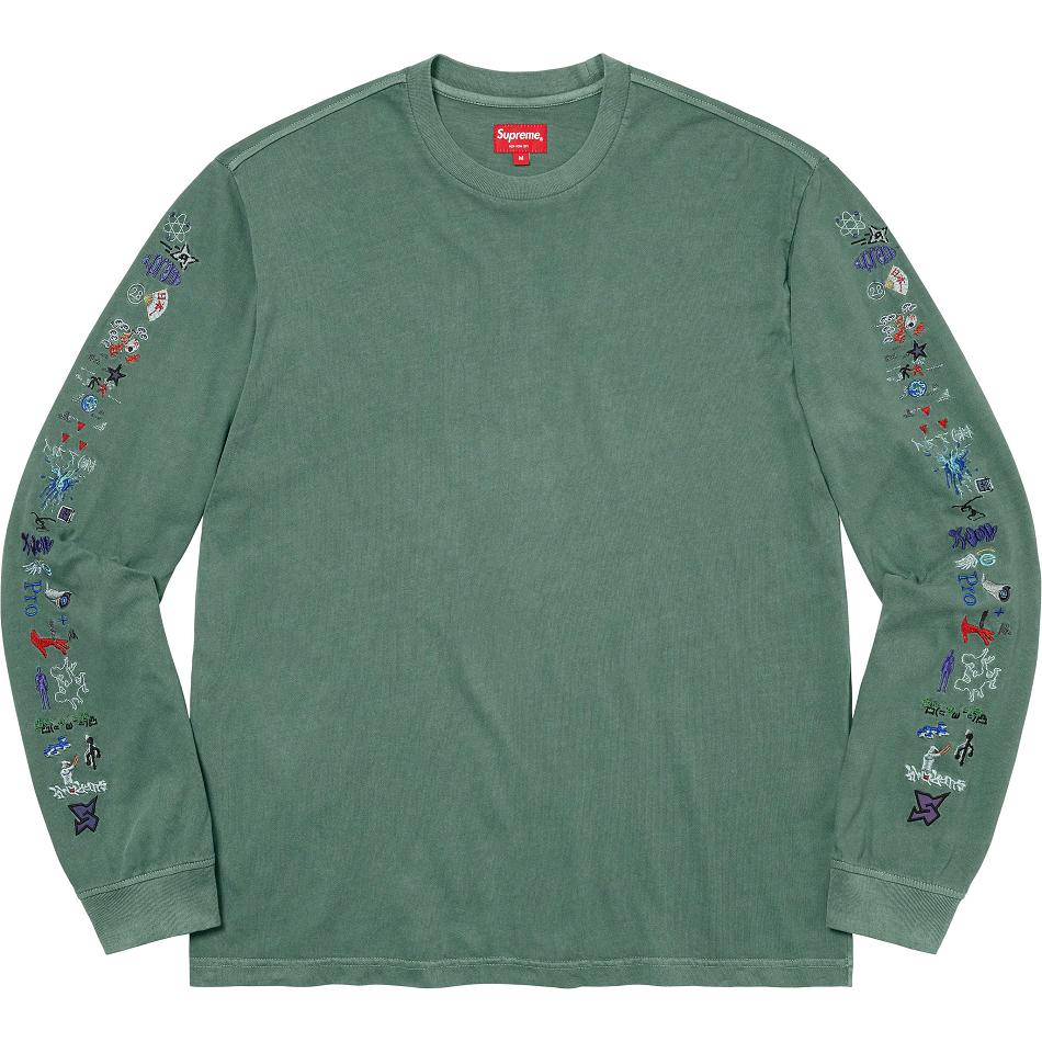 Suéteres Supreme AOI Icons L/S Top Verde | CO278YU