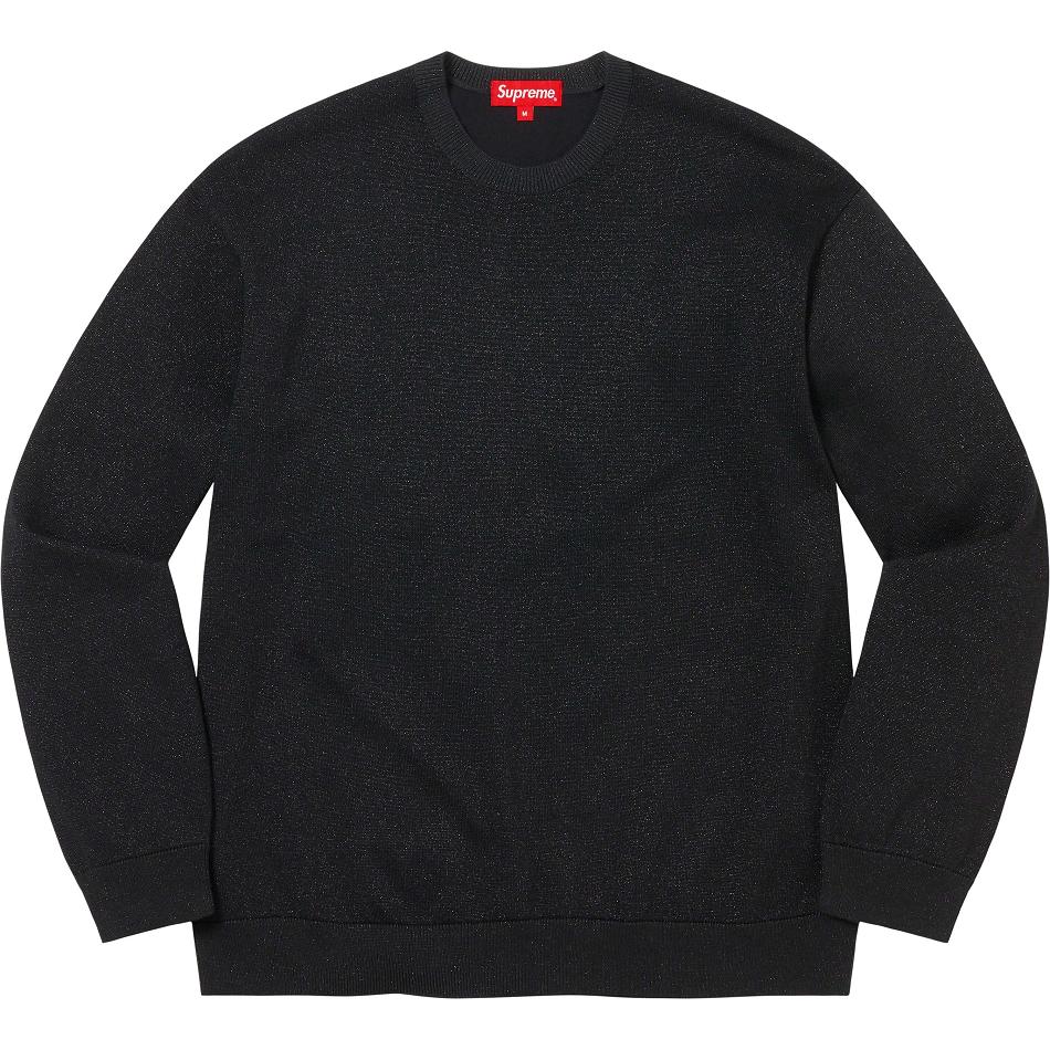 Suéteres Supreme Metallic L/S Top Negras | CO258SO