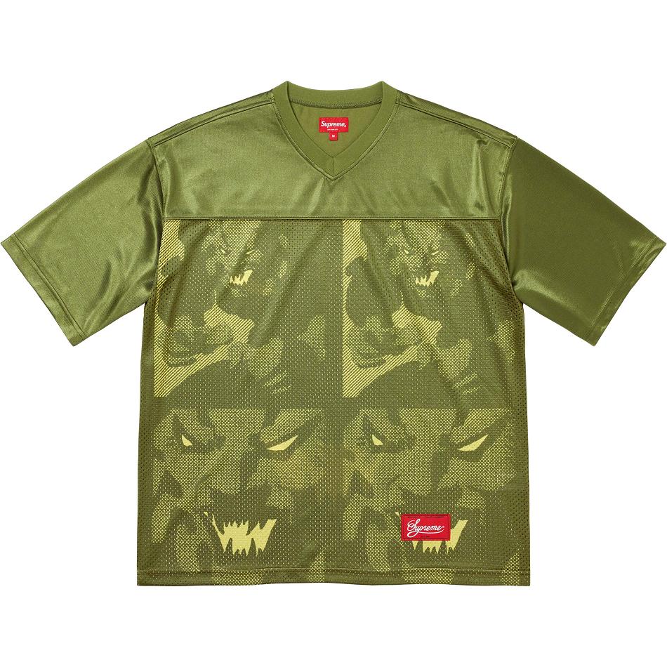 Suéteres Supreme Ronin Football Jersey Verde Oliva | CO285DN