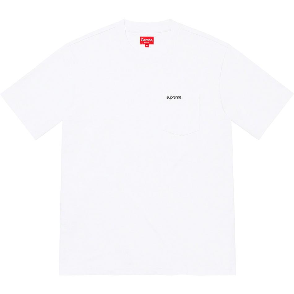 Suéteres Supreme S/S Pocket Tee Blancas | CO269VD