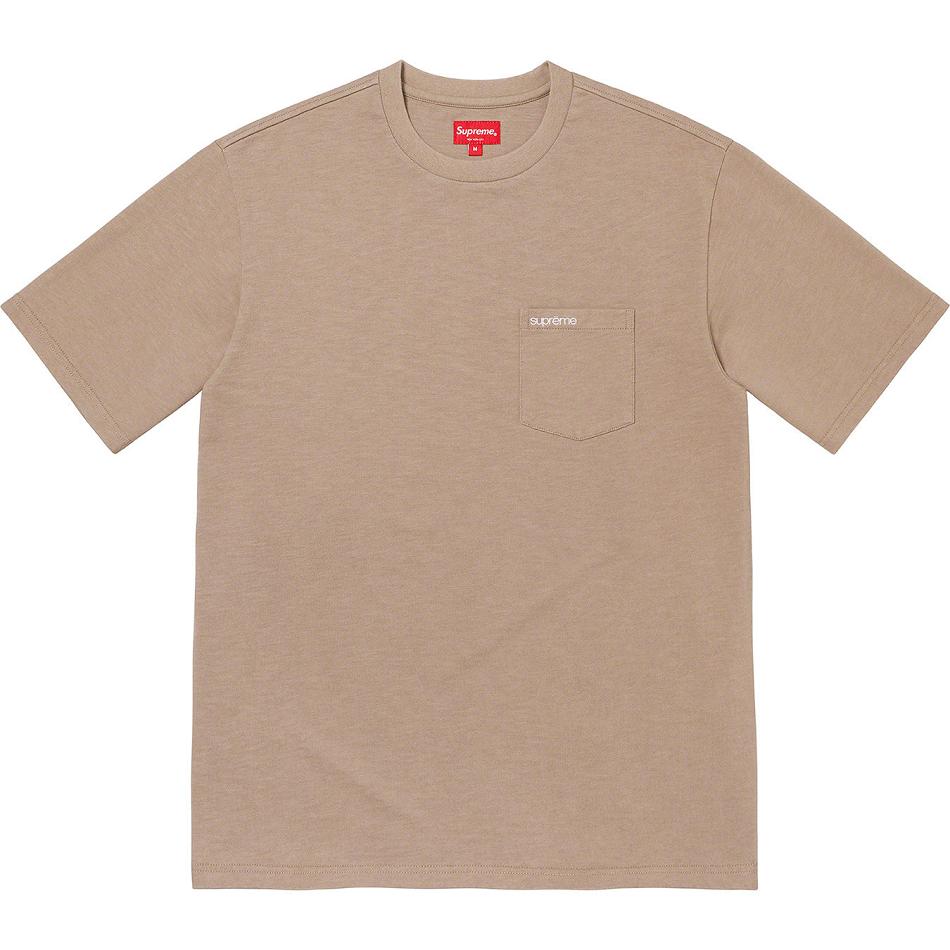 Suéteres Supreme S/S Pocket Tee Kaki | CO274WY