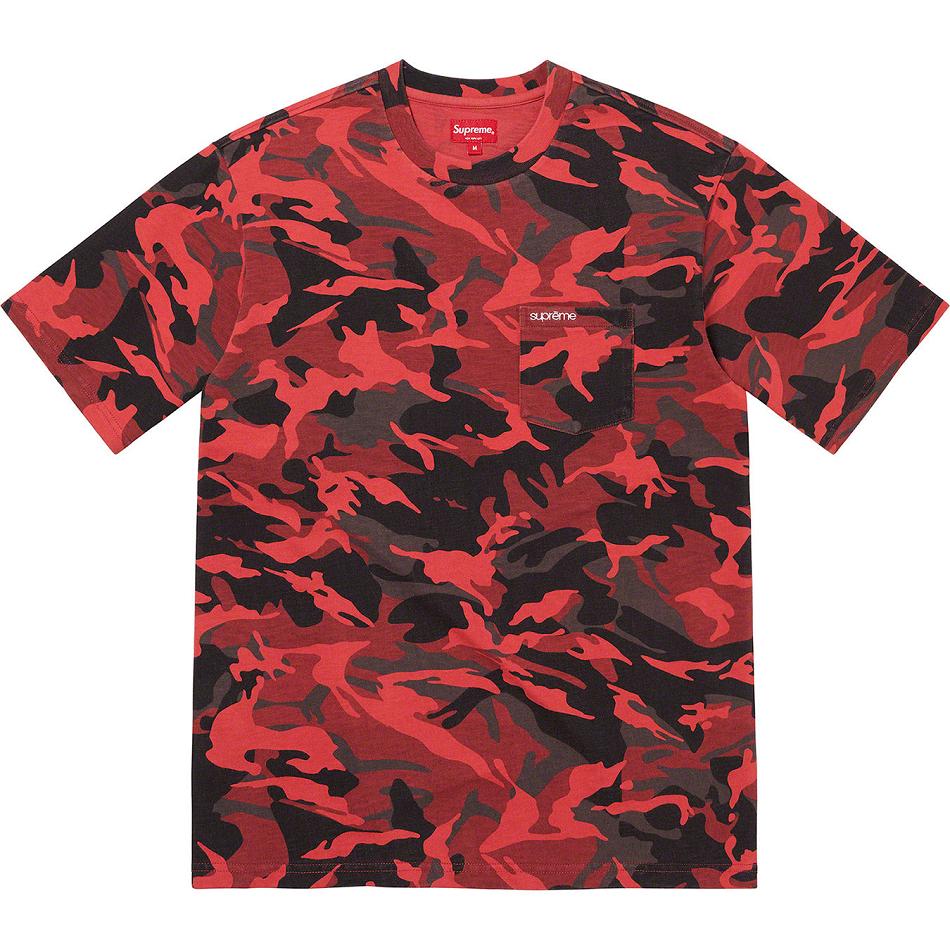 Suéteres Supreme S/S Pocket Tee Rojas | CO273QZ