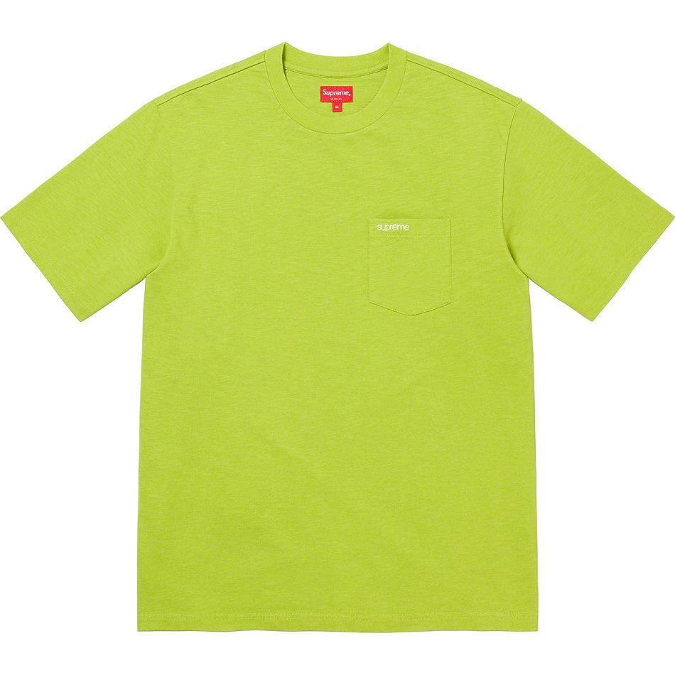 Suéteres Supreme S/S Pocket Tee Verde | CO270BC