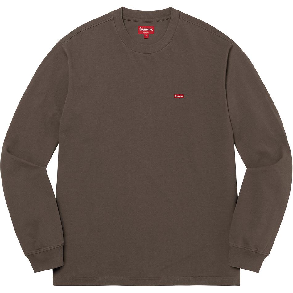 Suéteres Supreme Small Box L/S Tee Marrones | CO250RW