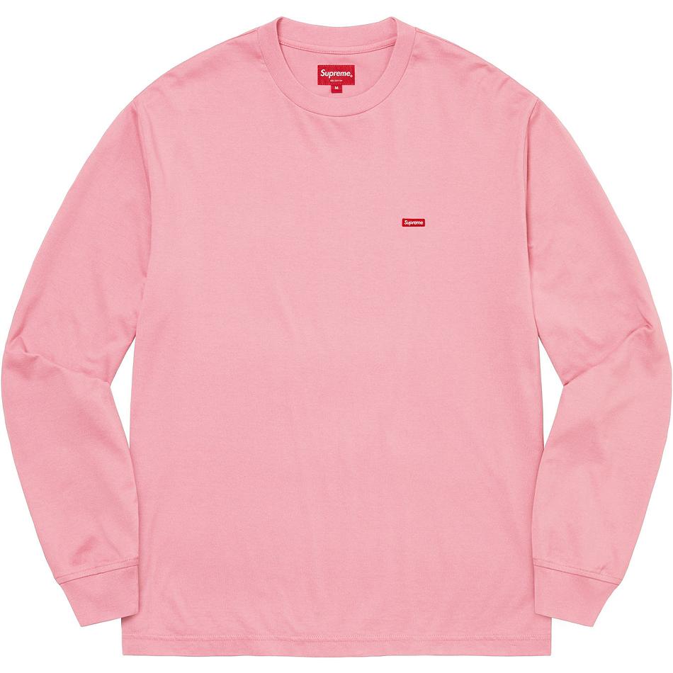 Suéteres Supreme Small Box L/S Tee Rosas | CO247QZ