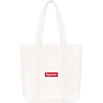 Bolsas Supreme Lona Tote Blancas | CO423XF