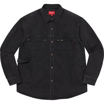 Camisas Supreme Denim Painter Negras | CO201UT