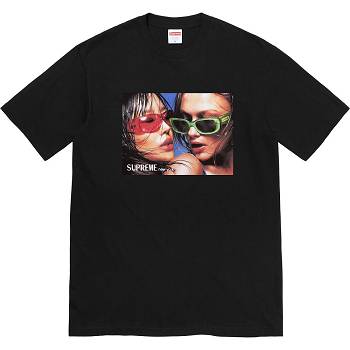 Camiseta Supreme Eyewear Tee Negras | CO364FM