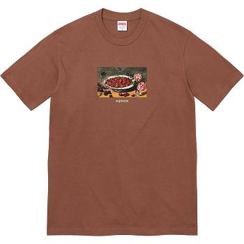 Camiseta Supreme Strawberries Tee Marrones | CO340HK