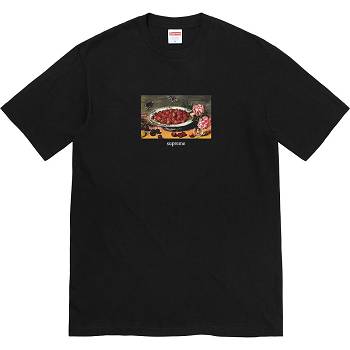 Camiseta Supreme Strawberries Tee Negras | CO343LH