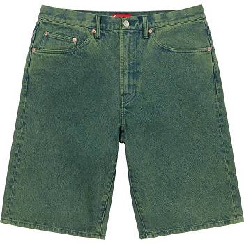 Pantalones Cortos Supreme Baggy Denim Verde | CO233DN