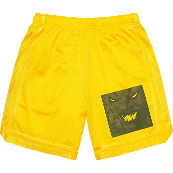 Pantalones Cortos Supreme Ronin Mesh Amarillo | CO243VD