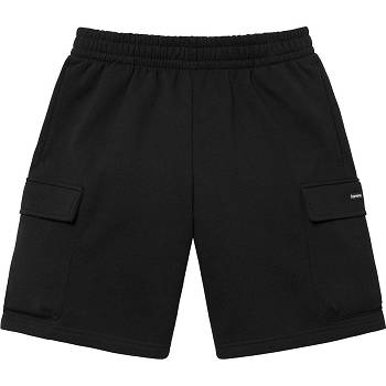 Pantalones Cortos Supreme Small Box Baggy Cargo Sweat Negras | CO222WY