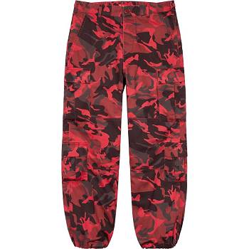 Pantalones Supreme Cargo Pant Rojas Camuflaje | CO197EX